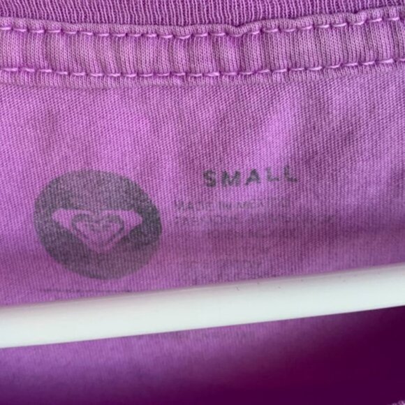 Roxy Purple Logo Short Sleeve Shirt - Picture 4 of 4